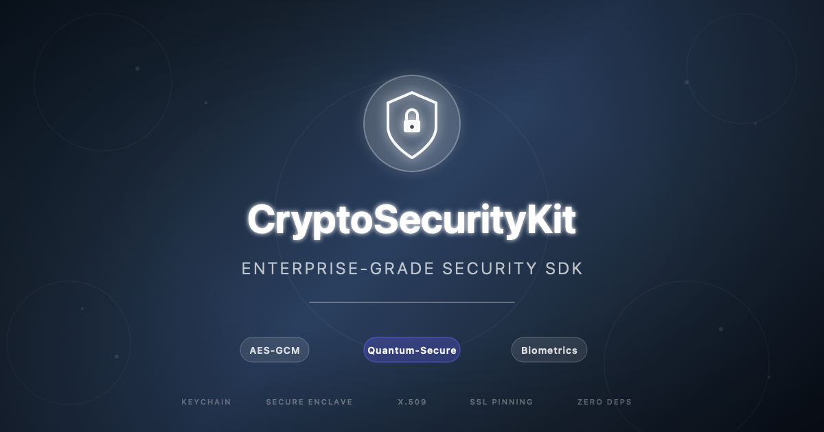 CryptoSecurityKit
